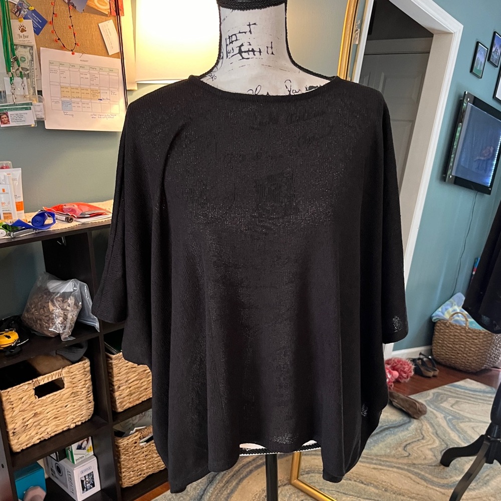 ZARA sweater Black, oversized, loose flowing size M medium